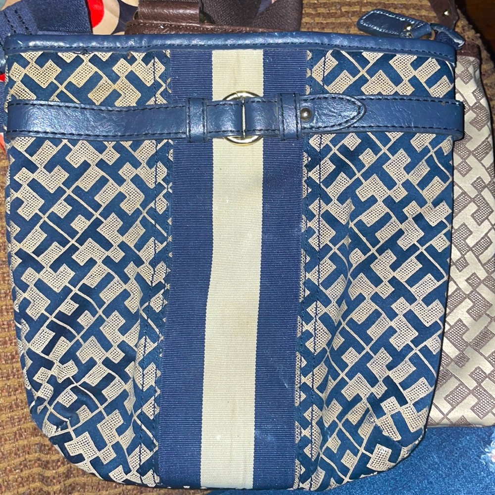 Vintage Tommy Hilfiger hobo blue